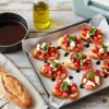Easy Tomato Basil Crostini with Balsamic Glaze Recipe: Assembly Guide + Cooler Tips for Picnics