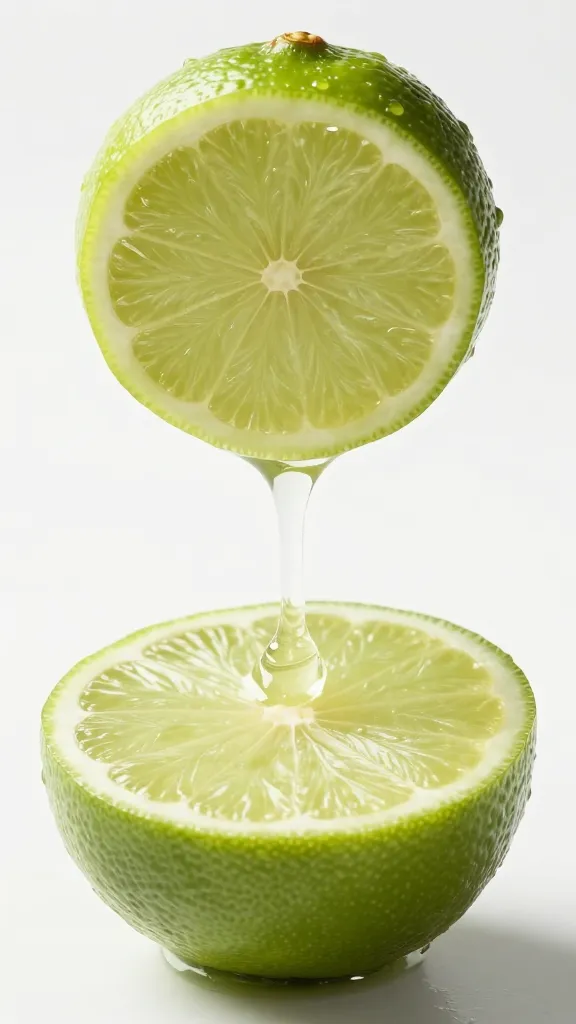 single halved lime dripping juice over onions