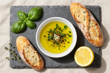 Zesty Lemon Herb Bread Dipping Oil Recipe: Shopping List, Portions Per Person + Picnic Packing Tips