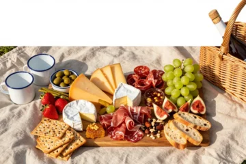 The Ultimate Charcuterie Board for a Picnic Recipe: Shopping List, Portions Per Person + Picnic Packing Tips