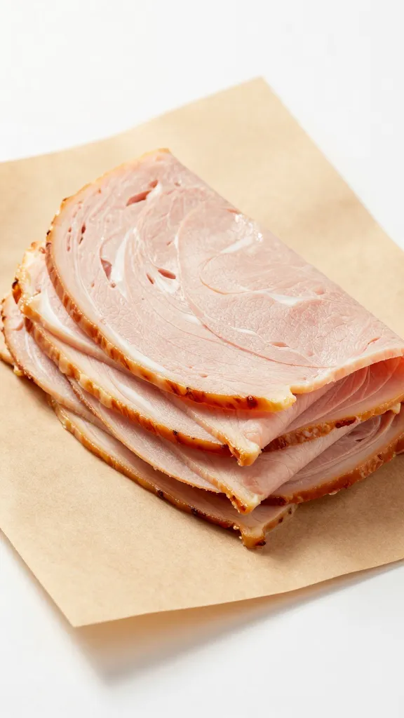 single deli turkey stack on butcher paper