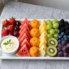 Make-Ahead Rainbow Fruit Platter with Yogurt Dip Recipe: Storage, Transport + Serving Tips (No Soggy Snacks)