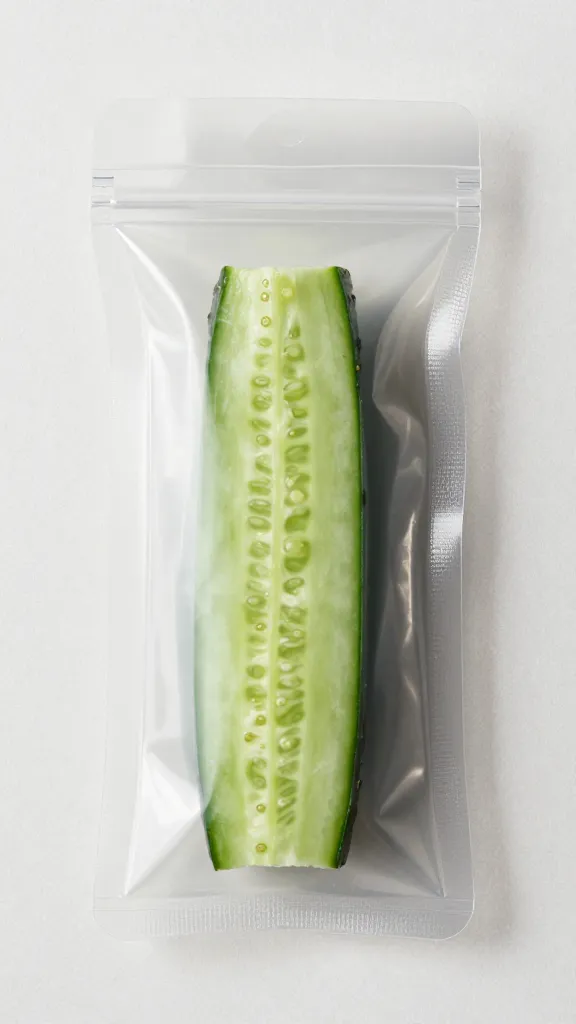 single cucumber stick in leakproof bento well