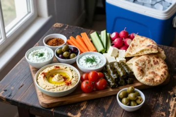 Easy Mediterranean Mezze Board (Hummus, Tzatziki & Pita) Recipe: Assembly Guide + Cooler Tips for Picnics