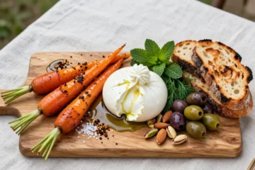 Viral Burrata & Honey-Roasted Carrot Board Recipe: Shopping List, Portions Per Person + Picnic Packing Tips
