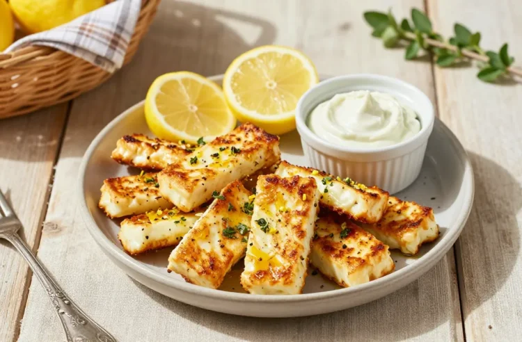 Crispy Halloumi Bites with Lemon Oregano Recipe: Shopping List, Portions Per Person + Picnic Packing Tips