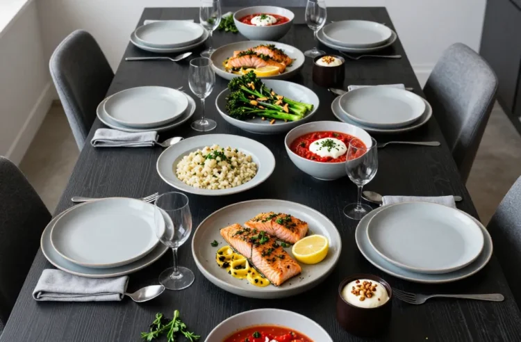 Low-Carb Dinner Party for 12 — 3-Course Menu, Make-Ahead Plan, Zero Last-Minute Panic