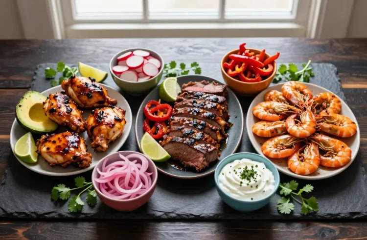 Epic Entertaining: Build-Your-Own Low-Carb Party Station for 20 — 3 Proteins, 5 Toppings, Zero Stress