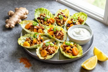 Viral Coronation Chicken for 20 — Low-Carb, Yogurt-Based, Lettuce Cup Serving Guide