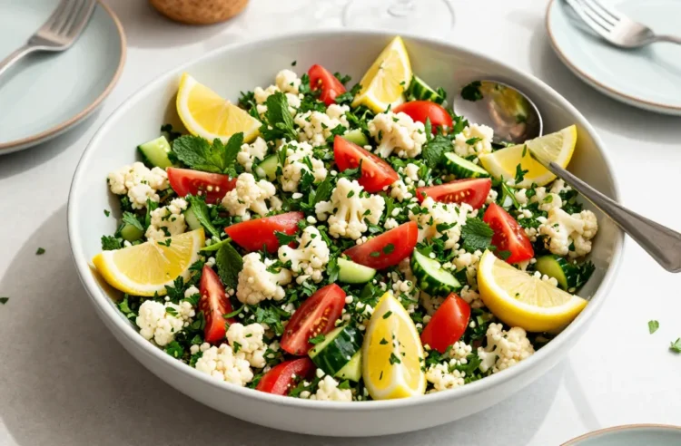 Cauliflower Tabbouleh for 20 — Low-Carb, Holds Better Than the Original, Crowd-Perfect