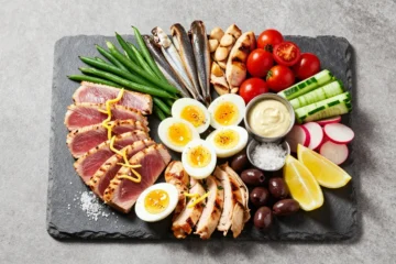 Viral NiçOise for 30 — Low-Carb, Arranged on a Platter, Full Make-Ahead Component Guide