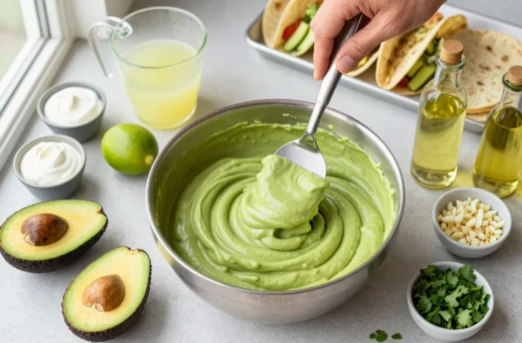 Avocado Crema for 30 — Low-Carb, Stable for 4 Hours, Full Crowd-Scale Batch Guide