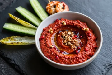 Party Hero: Muhammara for 20 — Low-Carb Roasted Pepper Walnut Dip That Looks Like You Tried Hard