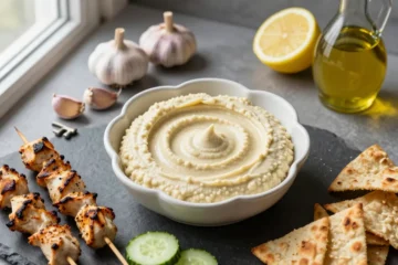 Viral Toum for a Crowd — Low-Carb Lebanese Garlic Fluff That Keeps for Two Weeks