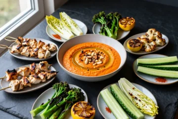 Party Magic: Romesco for 20 — Low-Carb Spanish Almond Sauce That Doubles As Dip and Dressing