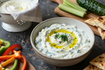 Party-Winning Tzatziki for 30 — Thick, Scoopable, Low-Carb and Made Two Days Ahead