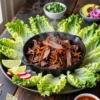 Party Hero Barbacoa for 30 — Low-Carb, Chipotle-Braised Beef with Lettuce Cup Serving Station Guide