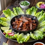 Party Hero Barbacoa for 30 — Low-Carb, Chipotle-Braised Beef with Lettuce Cup Serving Station Guide