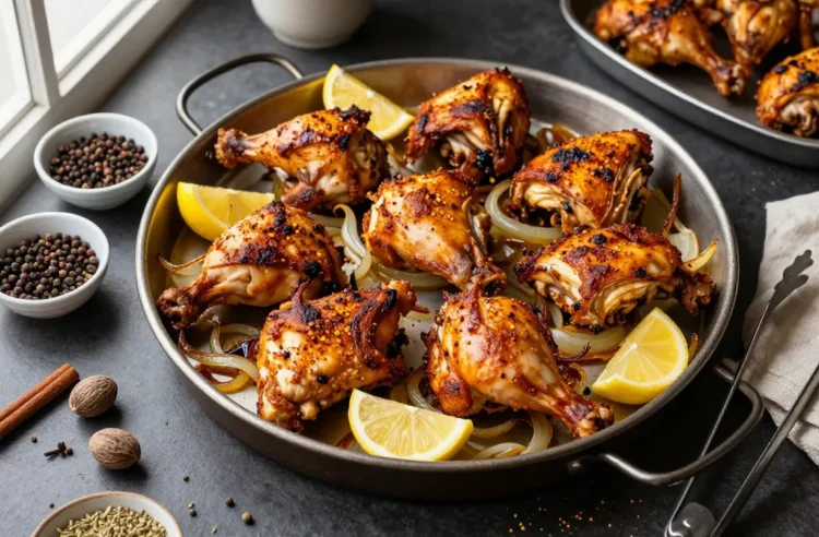 Lebanese Seven-Spice Roast Chicken for 25 — Low-Carb, Make-Ahead, Feeds a Room