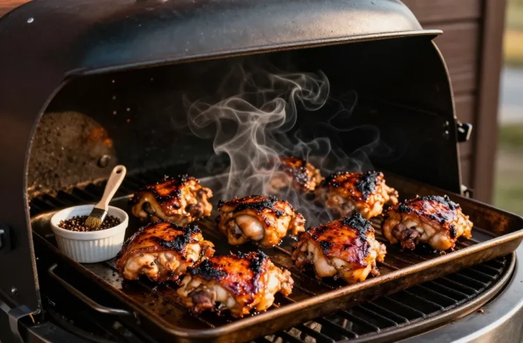 Ultimate Smoked Chicken Thighs for 30 — Low-Carb, Batch-Rub Method, Crowd Catering Guide