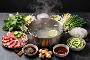 Ultimate Pho for 25 — Low-Carb, Noodle-Free Option, Full Make-Ahead Broth and Garnish Guide