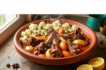 Viral Feast: Moroccan Lamb Tagine for 20 — Low-Carb, Freeze-Ahead, Serve with Cauli Couscous