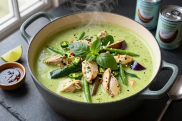 Ultimate Thai Green Curry for 25 — Low-Carb, Coconut-Rich, Make-Ahead with Full Reheating Guide