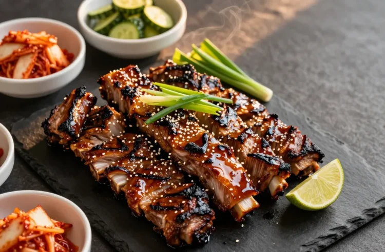Korean Galbi for 20 — Low-Carb Short Ribs That Batch-Marinate and Feed a Room