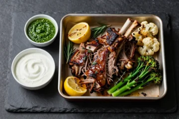Slow-Roasted Lamb Shoulder for 20 — Low-Carb, Completely Make-Ahead, Zero Day-of Stress