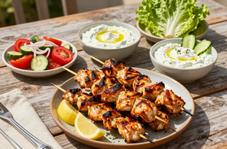 Epic Chicken Souvlaki for 25 with Proper Tzatziki — Make-Ahead Low-Carb Entertaining Done Right