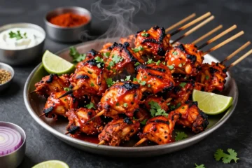 Party Hit: Tandoori Chicken Skewers for 20 — Yogurt-Marinated, Low-Carb, Oven or Grill Method