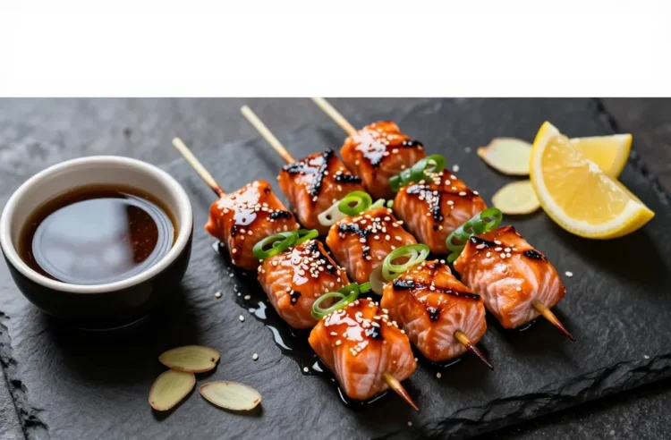 Party-Perfect Teriyaki Salmon Skewers for 15 — Low-Carb Glaze, Make-Ahead, Always Moist