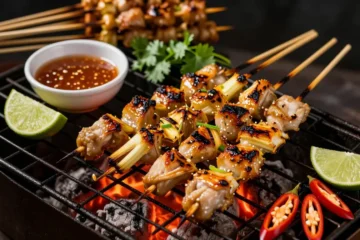 Party Hero: Thai Lemongrass Chicken Skewers for 20 — Make-Ahead, Low-Carb, Perfectly Charred