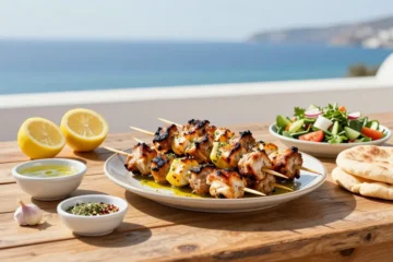 Greek Souvlaki for 20 — the Make-Ahead Marinade Method That Changes Everything Tonight