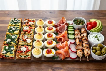 Low-Carb Brunch Board for 20 — Egg-Based, Protein-Packed, Zero Pastry Triumph
