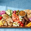 Viral Make-Ahead Protein Mezze Board for 12 — Hummus-Free, Crowd-Proof