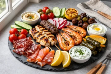 Epic High-Protein Mediterranean Grazing Platter That Feeds 20 Without a Single Cracker