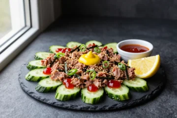 Spicy Tuna Cucumber Bites for 30 — Low-Carb Sushi Alternative That Feeds a Room Party Mvp