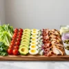 Party-Perfect Cobb Salad for 25 — Low-Carb, Built on a Board, Dressing on the Side