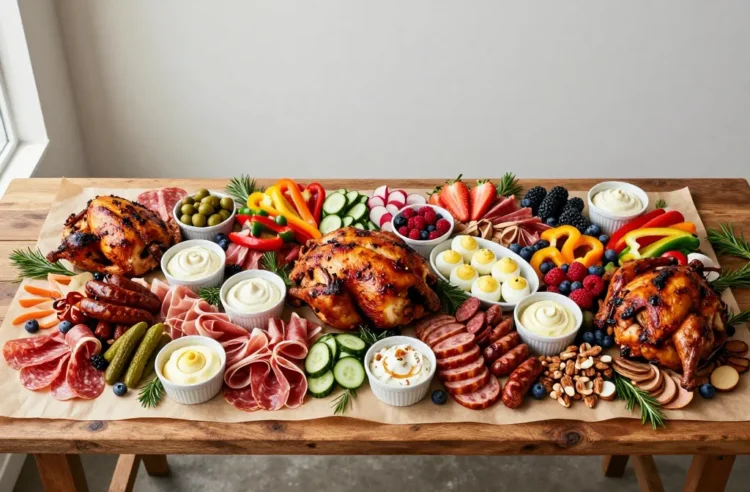 Epic Low-Carb Grazing Table for 50 on a Budget — Full Quantities, Sources and Build Order