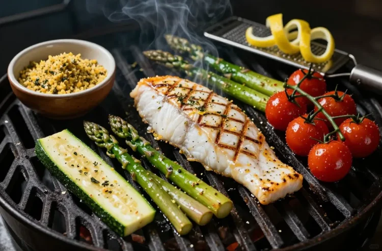 Herb and Lemon Dry Rub for Grilled Fish and Vegetables Tonight
