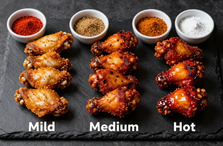 Ultimate Spicy Dry Rub for Wings — Mild, Medium, and Hot Variations