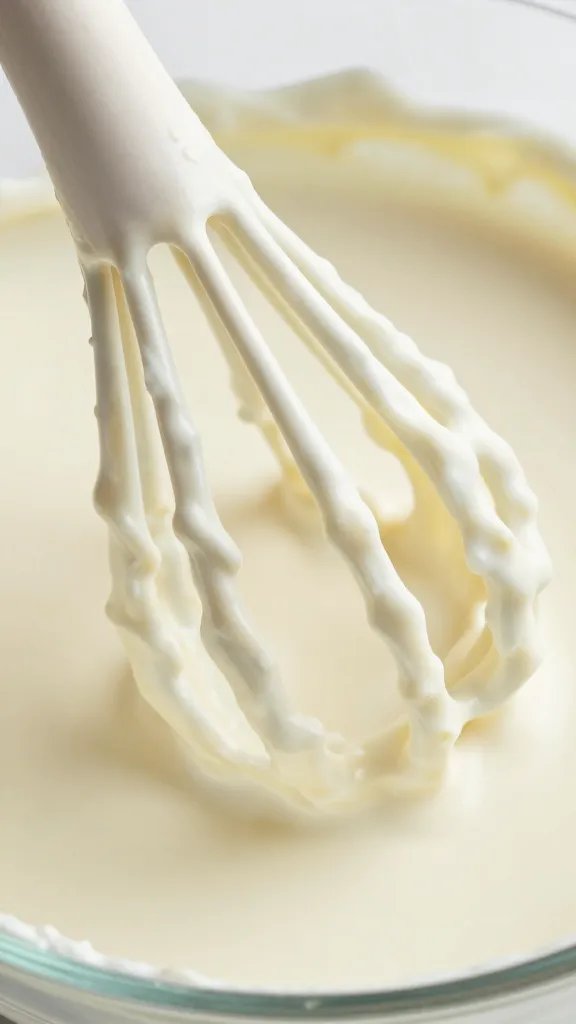 whisk coated in creamy Alabama white sauce, macro