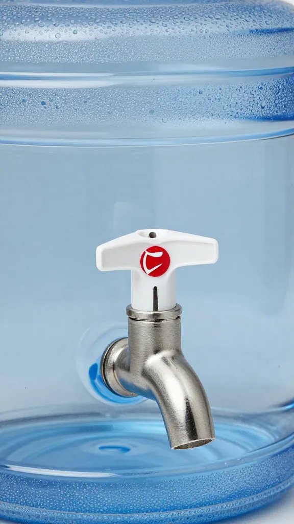frosty 5-gallon water cooler spigot closeup