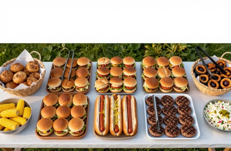Party Math: How Much Buns and Rolls for 50 People — Preventing Waste