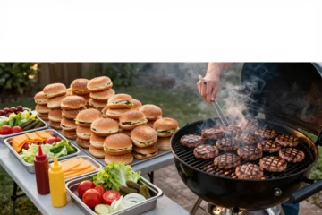Party-Proof How Many Hamburgers for 50 People — Patty Size, Bun Counts, and Waste Masterplan