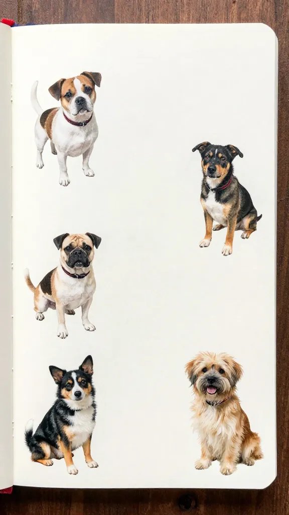 5 dogs per adult note on notepad