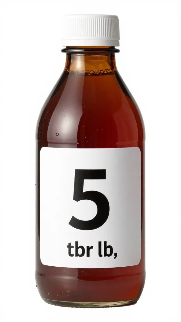 5 tbsp per lb,” studio shot