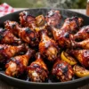 Party Favorite Sticky Bbq Glaze for Chicken Drumsticks — Crowd Party Size