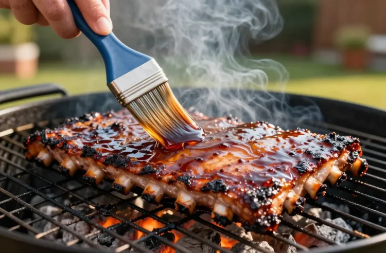 Nail It: Bourbon and Brown Sugar Glaze for Smoked Ribs — Last 30 Minutes